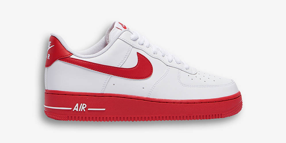 Keren Nih Nike Air Force Putih Merah LAzone.id